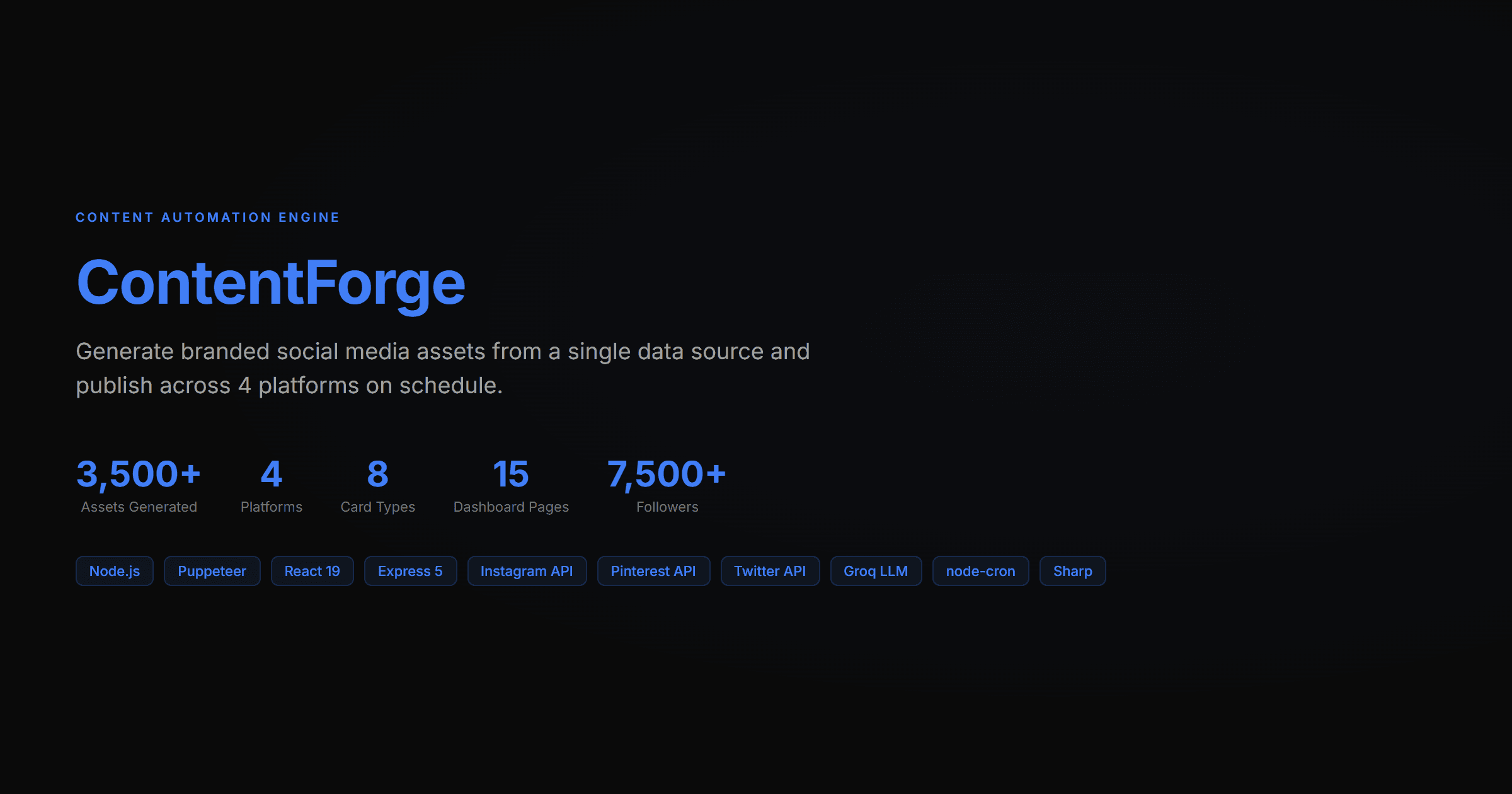 ContentForge — content automation engine overview