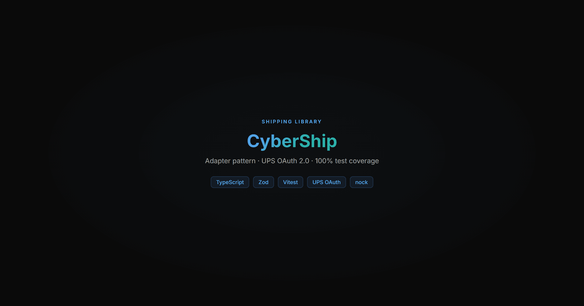 CyberShip Carrier Service