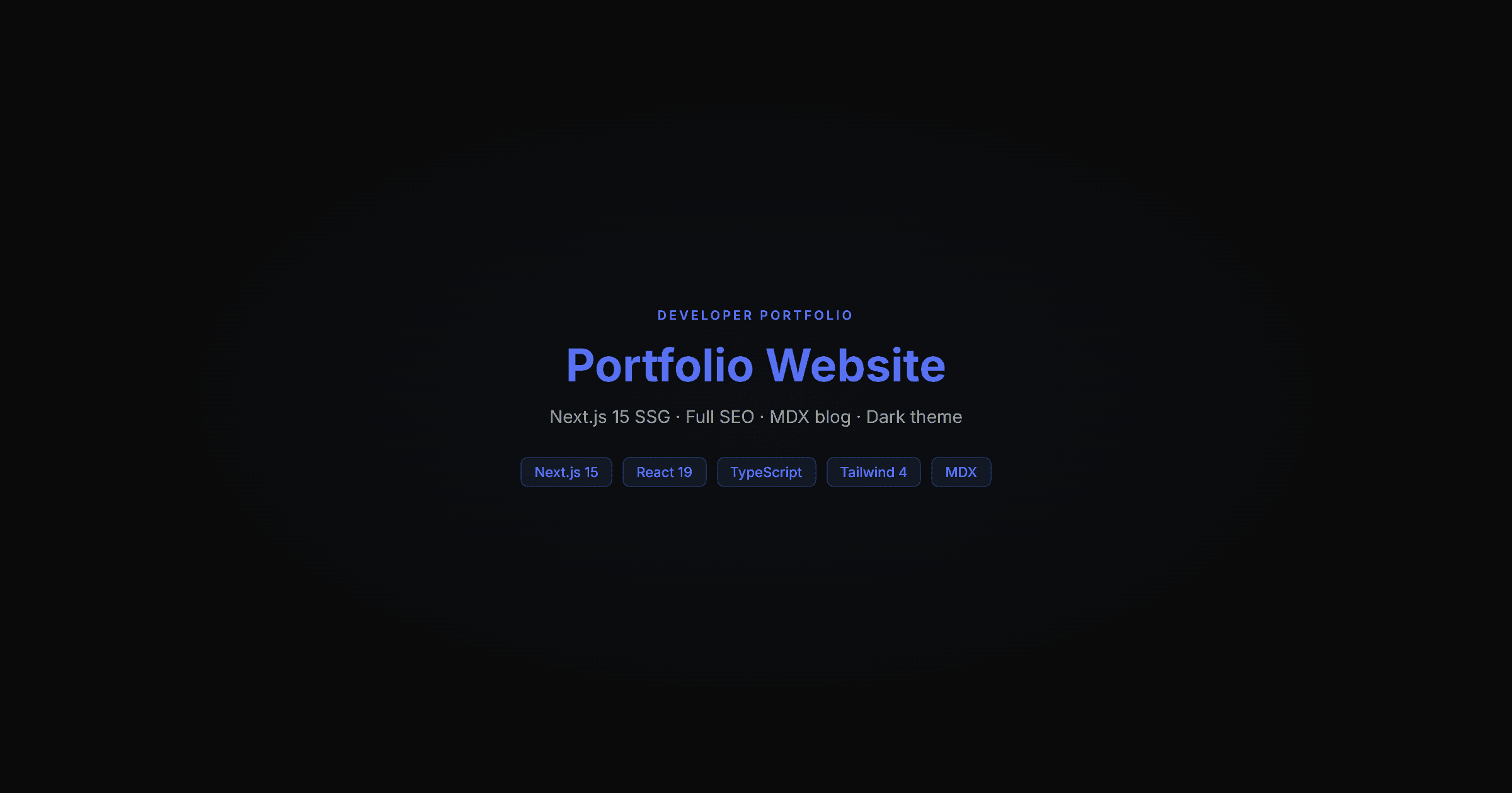 Portfolio Website